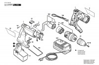 Bosch 0 601 946 6AE Gsr 9,6 Vpe-2 Cordless Screw Driver 9.6 V / Eu Spare Parts